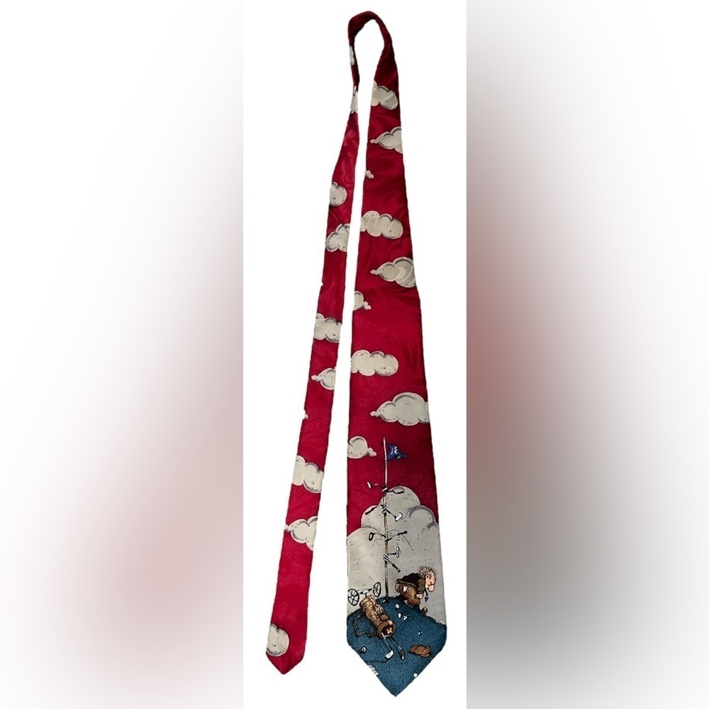 Vintage Gary Patterson Balancine Hot Cakes Novelty Mens Tie